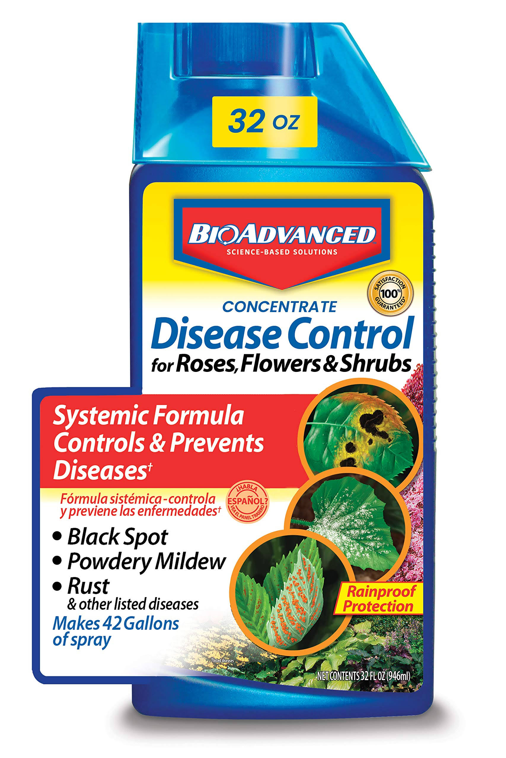 8808e8973e06aa5ad295d60695219b13f0cb4ef33c90a3eaede83578eef89634.jpg Bayer Advanced 701250 Disease Control for Rose, Flower and Shrubs Concentrate, 32ounce - Image 1
