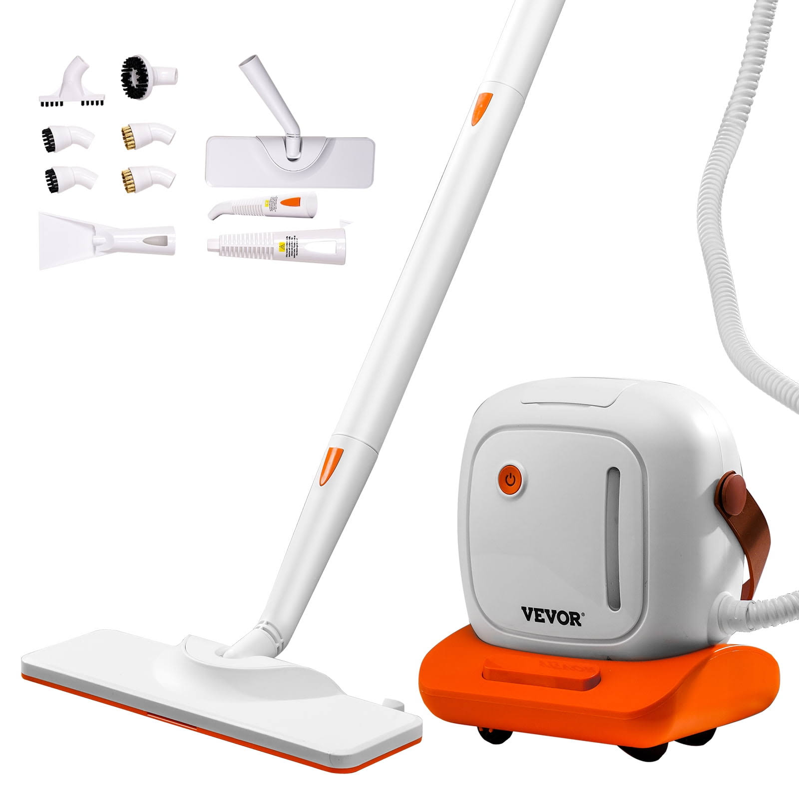 88292bc9b33cfb5bd3deaf48aaa5012ab5f9f5fb00fed817fef63c19b8c1ec11.jpg Bentism Steam Cleaner 1500W 45oz Multipurpose Steam Mop with 20 Pcs Accessories Portable Steamer with 1.33L Water Tank 16.4ft Long Power Cord for - Image 1