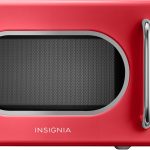 Insignia - 0.7 Cu. ft. Compact Microwave - Cherry Red