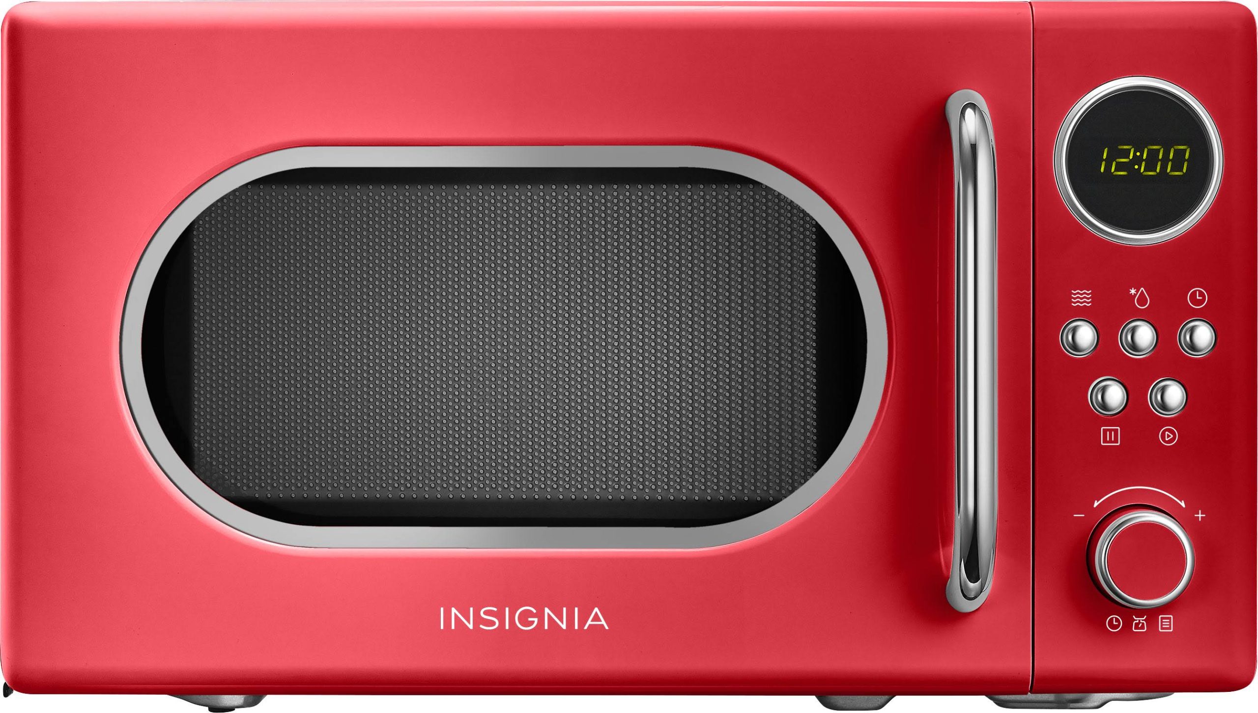 882f7adc0451e11b29424c237ca623c5e6104528c0cb005eed4bc3c71845d292.jpg Insignia - 0.7 Cu. ft. Compact Microwave - Cherry Red - Image 1