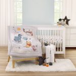 Disney Winnie The Pooh So Loved Crib Bedding Set, 3-Pieces, Gray, Blue, White, Unisex, Pooh, Tigger, Infant