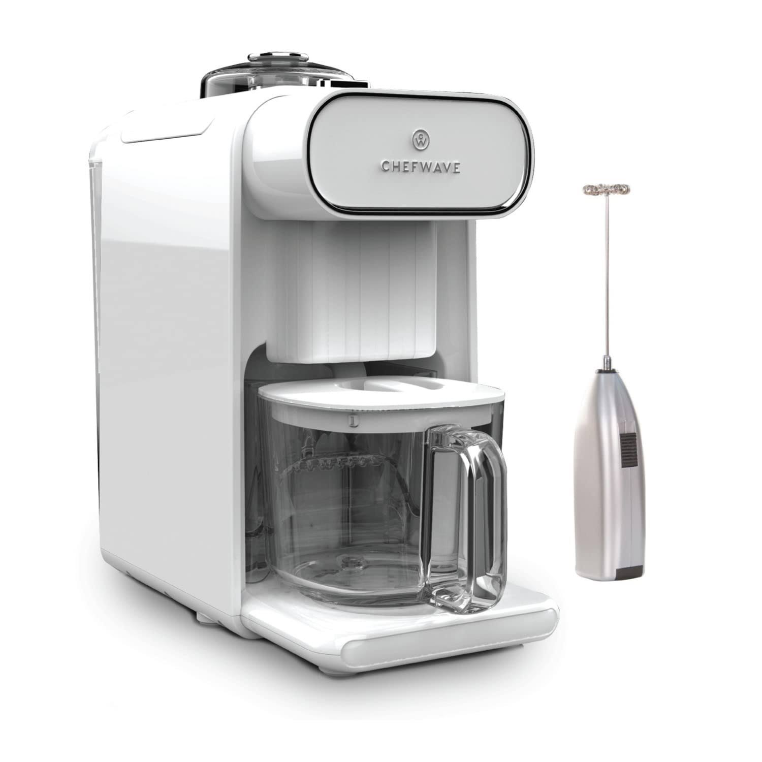 884ec80034b0e9bc19f56607bd094c9dae8b5ea6e2036695ce5af9a22e7cdc54.jpg ChefWave Milkmade Non-Dairy Milk Maker with Handheld Milk Frother - Image 1