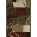Maples Highland Textured Print Area & Washable Throw Rugs, 20x32