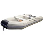 2020 Massimo Inflatable Aluminum Heavy Duty Dinghy Tender Boat Wood Transom (330cm (10.8ft))