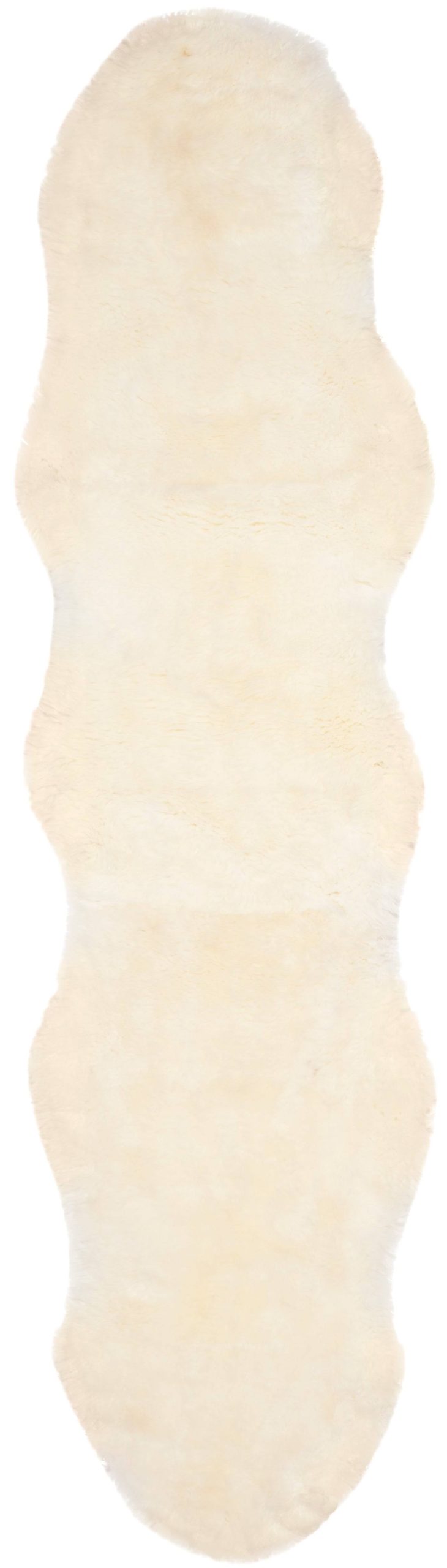 888f587f350dda7f8148b97224d9938b6e0b137504b7e6b742d6cc86852753ab.jpg Safavieh Sheep Skin Jeptha Solid Area Rug or Runner, White - Image 1