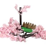 Artificial Cherry Blossom Trees Handmade Light Pink Tree Indoor Outdoor Home Office Party Wedding (4ft Tall/1.2M)