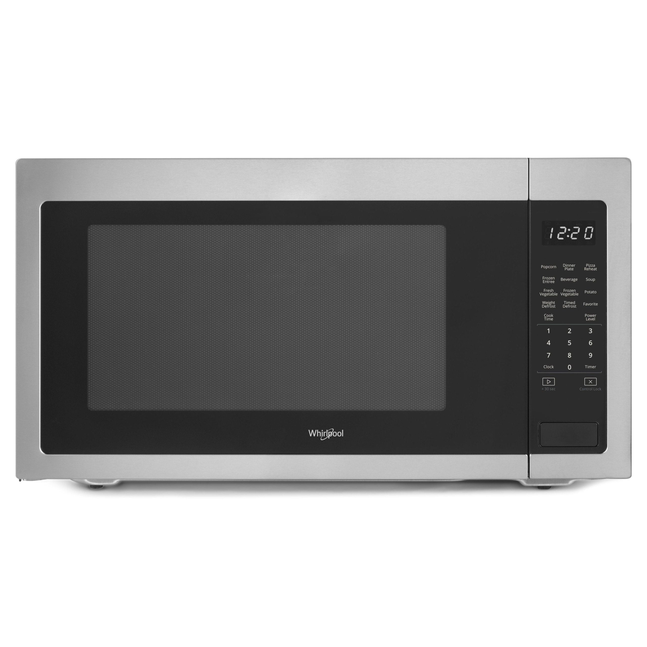 88b8e6078c77ac2c2cf2da43a7a1b3139d068d5289d02956ef6a16975409479d.jpg Whirlpool Countertop Microwave - 2.2 Cu. ft. Black Stainless Steel - Image 1