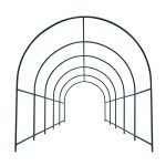 Multi-Size Large Garden Support Arch Frame Climbing Plant Arch Arbor for Flowers/Fruits/Vegetables (16.4ft x 7ft x 7.2ft)