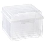 Clear Photo Storage Case by Simply Tidy | 8.4" x 8.5" x 6.4" | Michaels