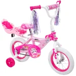 Princess Girls' 12" Bike with Doll Carrier by Huffy