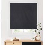 LazBlinds 100% Blackout Roller Shades, No Tools No Drill Cordless Blinds for Windows, Thermal Insulated UV Protection Privacy Window Shades for