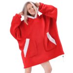 Comore Blanket hoodie-Oversized Wearable Blanket Sweatshirt Cozy Warm Christmas