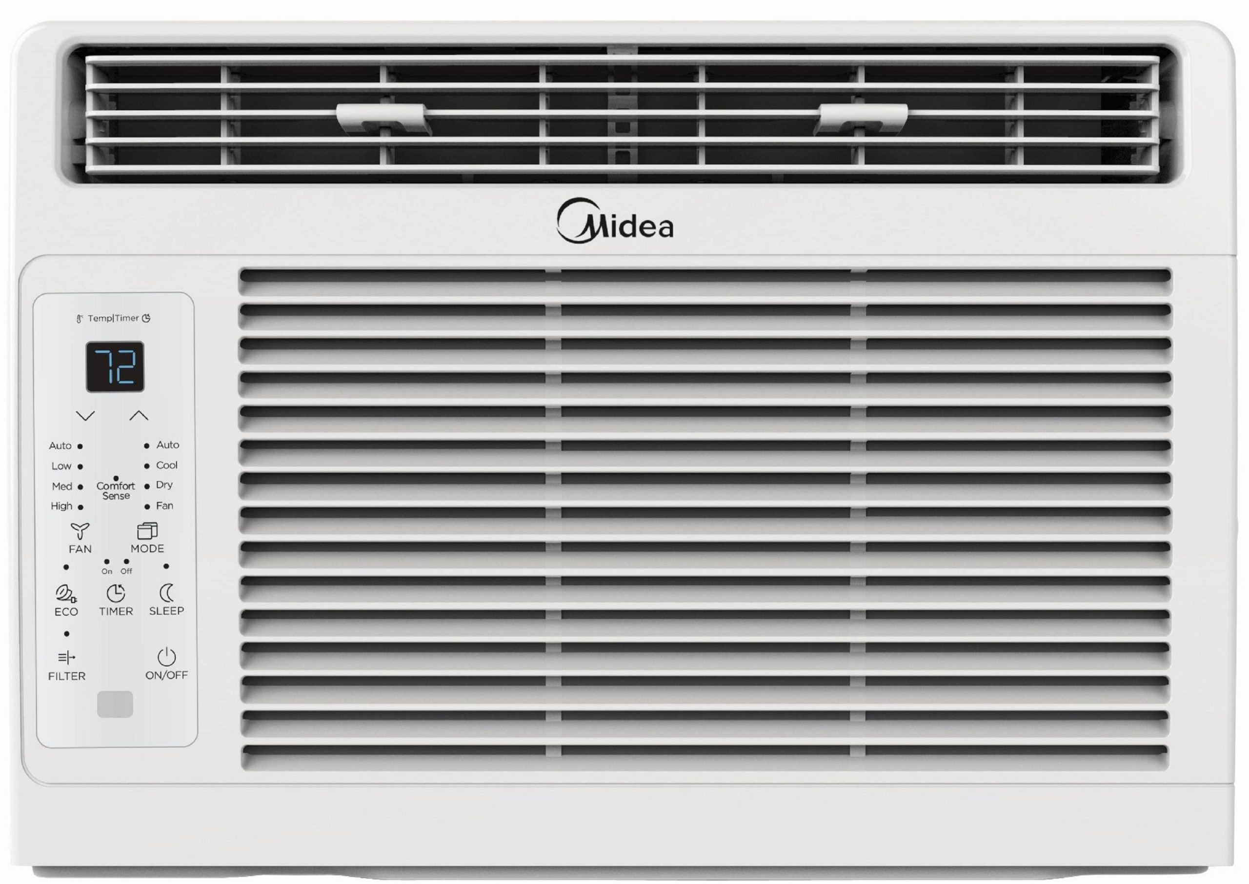 89f6a072ef468aed42949d323d7d92dd5177911a85a18055a32f163fbb264dcc.jpg Midea 5,000 BTU 115V Window Air Conditioner with Remote, White, Maw05r1wwt - Image 1