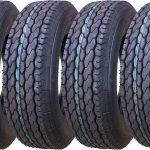 COUNTRY Trailer Tires ST 205/75D15 6 PR Load Range C - 11021. Set 4