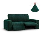 PAULATO by GA.I.CO. Recliner Loveseat Cover - 2 Seater Recliner Slipcover - Soft Polyester Fabric Slipcover - 1-Piece Form Fit Stretch Furniture