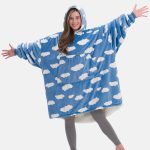 The Comfy Original | Oversized Microfiber & Sherpa Wearable Blanket, Seen on Shark Tank, One Size Fits All