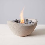 TerraFlame Table Top Fire Bowl - Wave