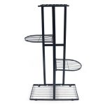 4 Tier Iron Flower Pot Holder Plant Stand Storage Shelf Planter Display Rack Space Saving Sturdy Durable Good Quality for Bedroom Living Room Corridor