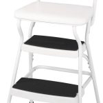 Cosco Retro Counter Lift Up Chair / Step Stool White