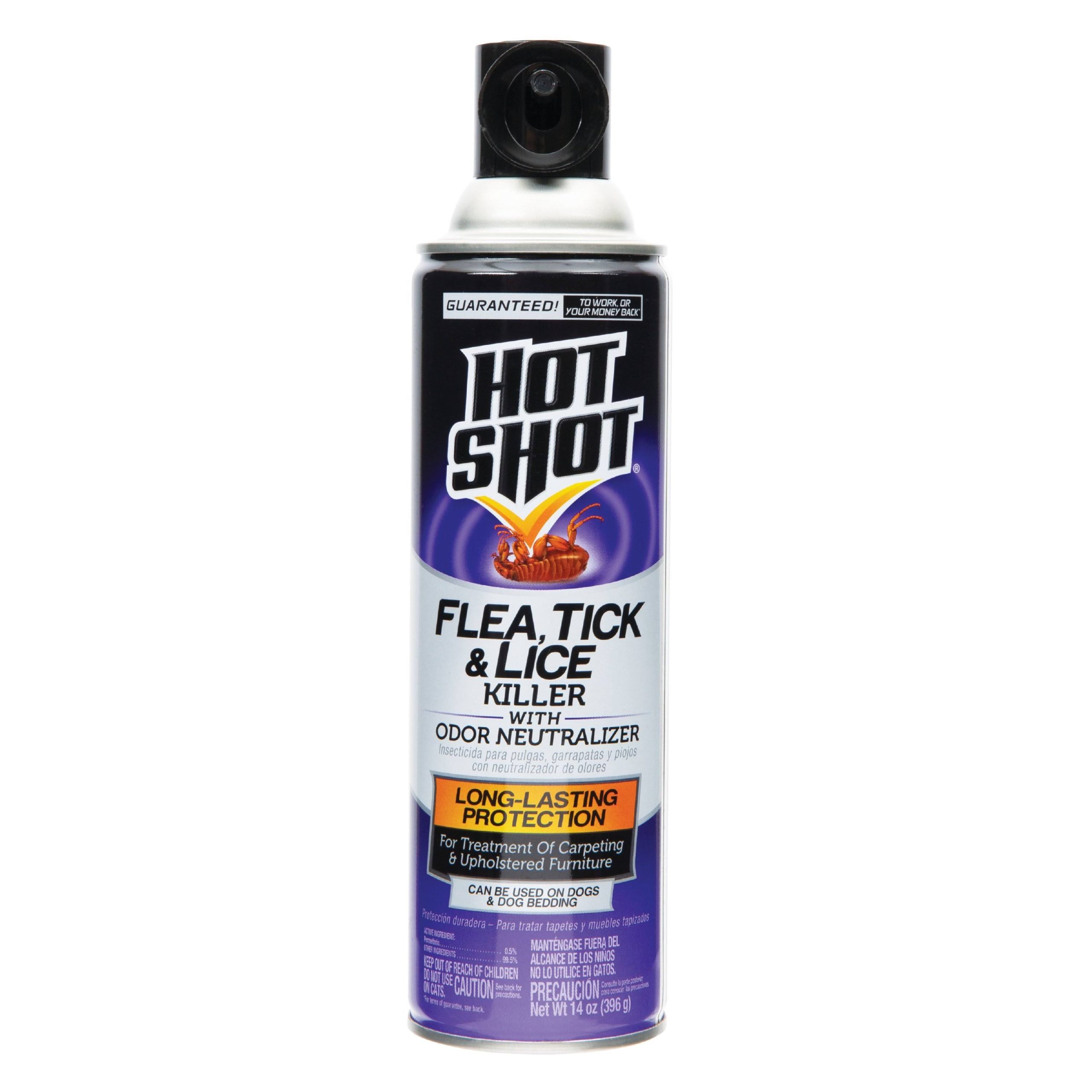 8acd9ded115f49e3d0d48d54542152c05fcd2891e8c2f595f50658b64950052a.jpg Spectrum Hot Shot Flea Killer - 14 oz bottle - Image 1