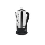Elite Gourmet EC812 Electric Coffee Percolator 12-Cup, Stainless Steel