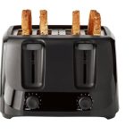 Mainstays 4-Slice Toaster with 6 Shade Settings & Removable Crumb Tray - Black - 1 Each