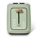 Beautiful 2 Slice Touchscreen Toaster, Sage Green by Drew Barrymore