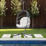 Humble + Haute Sunbrella Egg Chair Cushion (Cushion Only) - 27 x 44 x 4 Inches - Canvas Natural