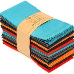 Ruvanti Multi Color Cloth Napkins 12 Pack 18x18 inch Durable Linen Napkins - Soft and Comfortable Reusable Fabric Napkins -Perfect Table NapkinsCotton