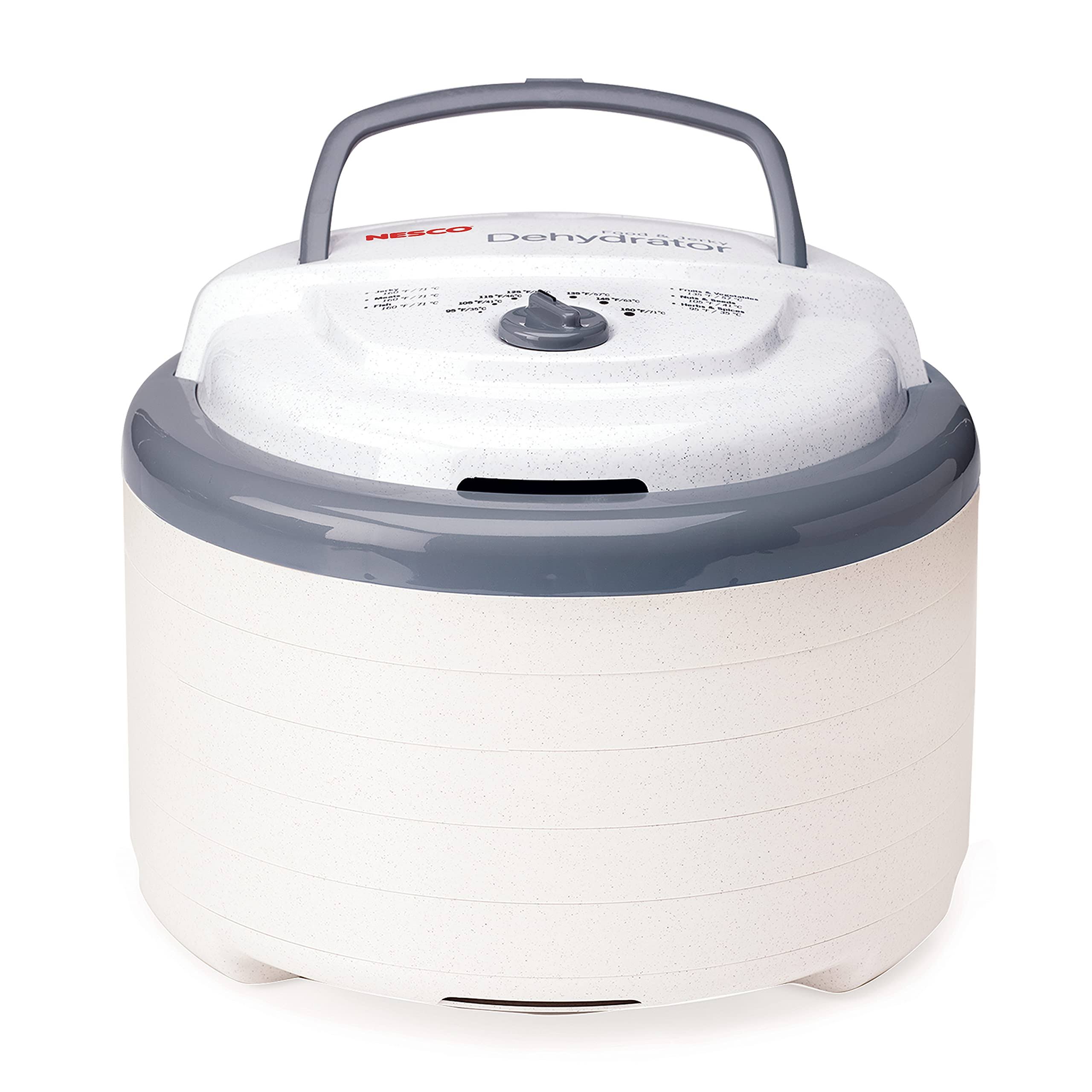 8b7f4566118c71795bf246a14b970e631e2837f213076b3fb93b8ca699e5365a.jpg Nesco FD-75A, Snackmaster Pro Food Dehydrator - Image 1