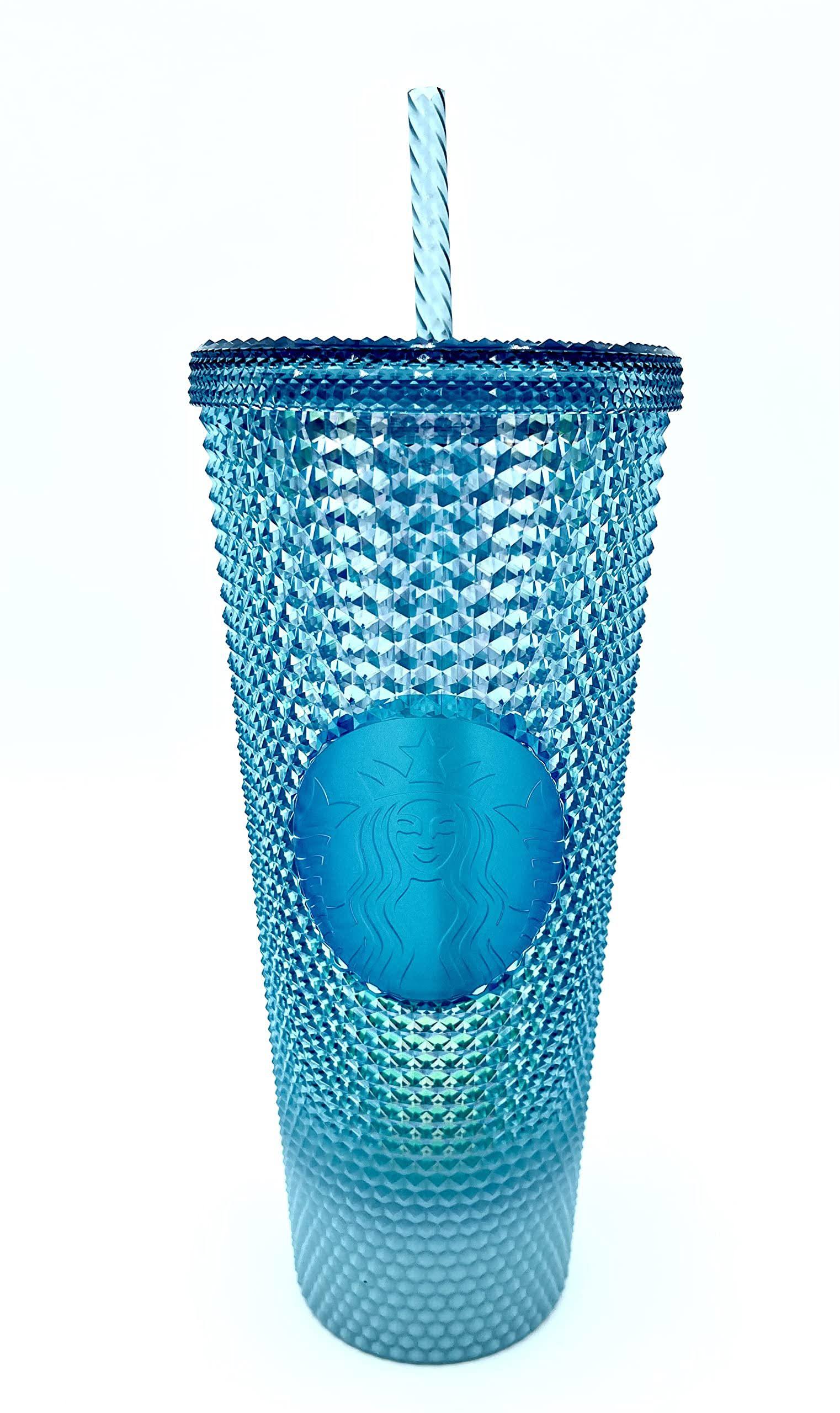 8be9d99f4b6c0752fc57fe1fdd335a662cc3f48b426444d71ceaea72d8988f91.jpg Starbucks Kitchen | Starbucks Gradient Blue Ombre Studded Venti Tumbler | Color: Blue | Size: Os | Caroldisney's Closet - Image 1