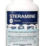 Steramine Sanitizing Tablets - 6 Pack of 150 Tablet Bottles