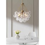 Logan 3 - Light Unique Sphere Chandelier Finish: Satin Bronze