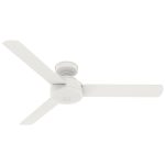 Hunter Presto Ceiling Fan - Matte White - 52 in