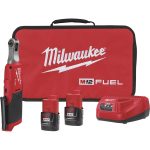 Milwaukee 2566-22 M12 Fuel 1/4 High Speed Ratchet (Kit)-Instock