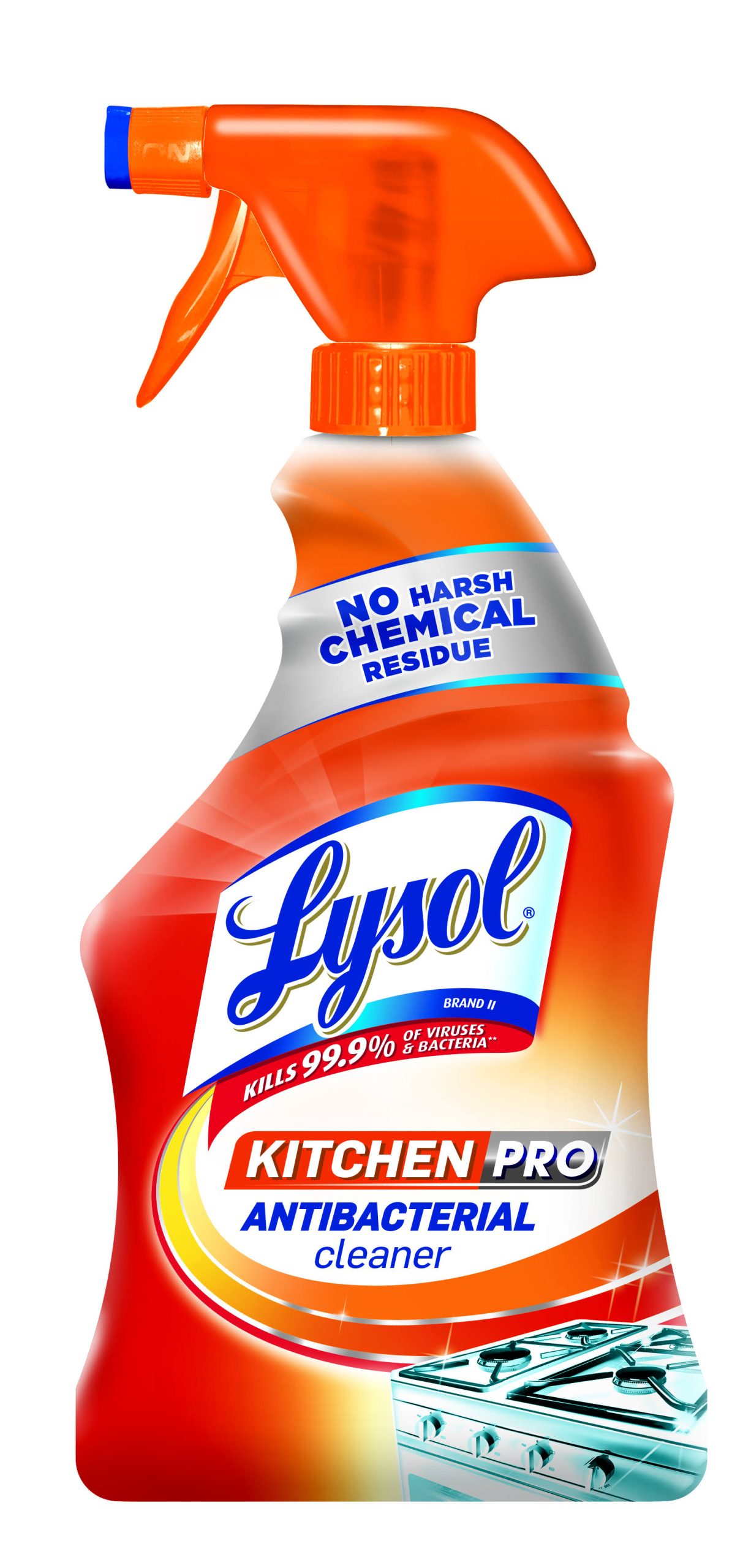8c428412c0ca800b6b26196cd3bc808c244072fd694acceb63b6ba587f8e23d4.jpg Lysol Kitchen Pro Antibacterial Cleaner - Citrus Scent - 22 fl oz bottle - Image 1