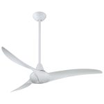 Minka-Aire Wave 52" Ceiling Fan - White - White Blades