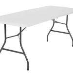 Cosco 6 Foot Folding Table in White Speckle