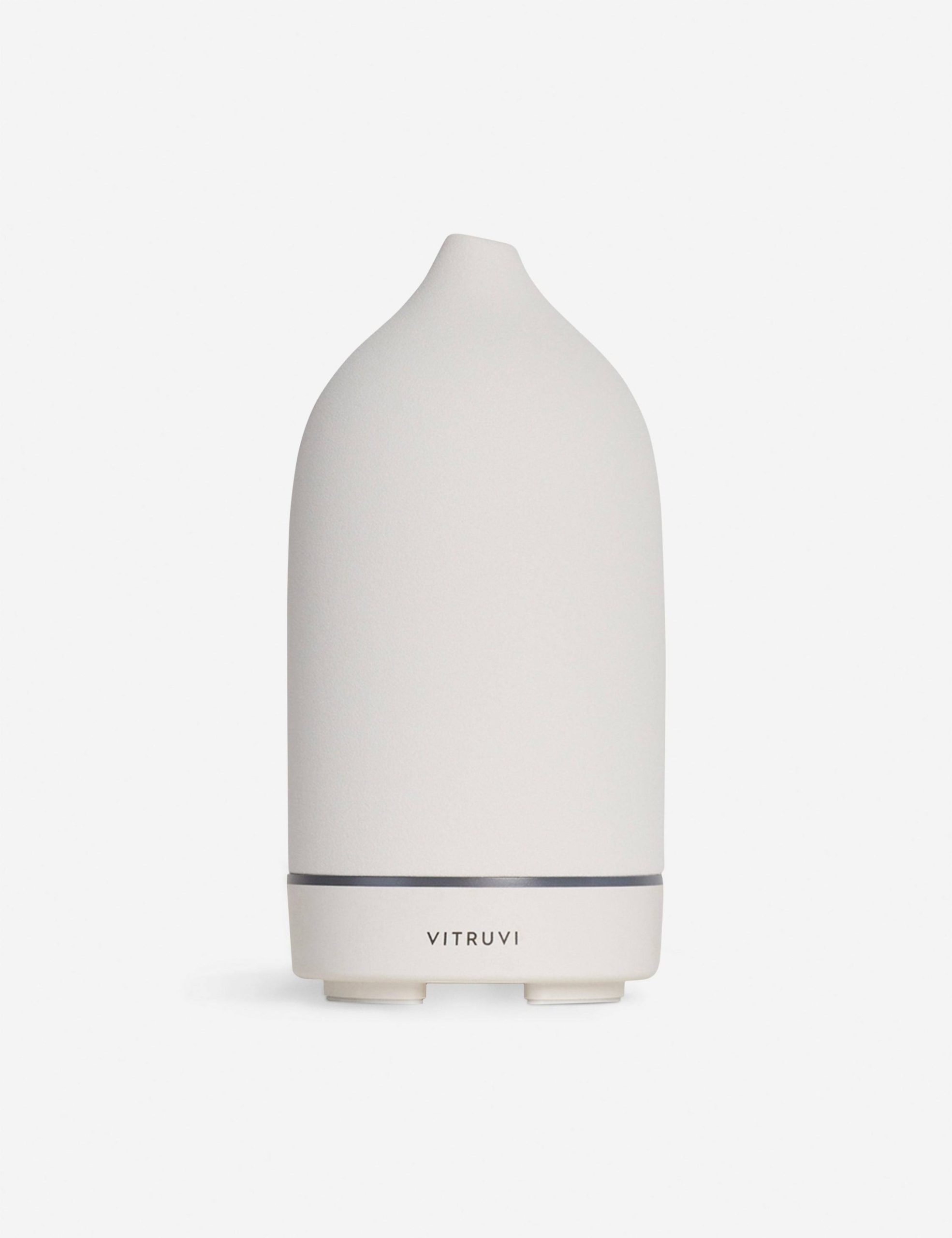 8ce92e00529f249566d350f7afcc20257d80d2b33bd635380d646b80121fe851.jpg Vitruvi - White Stone Essential Oil Diffuser - Image 1