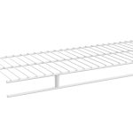 ClosetMaid Wardrobe Wire Shelf, White, 6-ft. x 12-In.