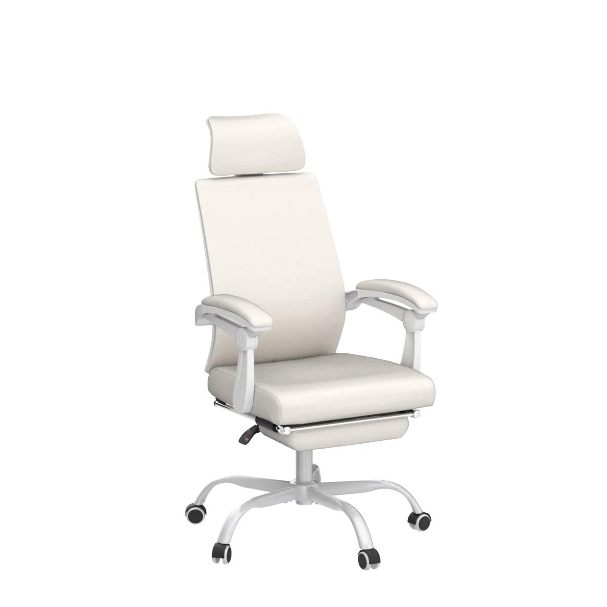 8d00e852bbc0dd9df45bf9fe667a866b529594061327b71c105844f20cf12790.webp Qulomvs Mesh Ergonomic Office Chair with Footrest - Image 1