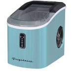 Frigidaire EFIC103AMZ-SSBLUE-SC Self Cleaning AMZ-SSBLUE-SC EFIC103 Maker Machine Heavy Duty, 26lb Ice per Day, SS, Blue Stainless