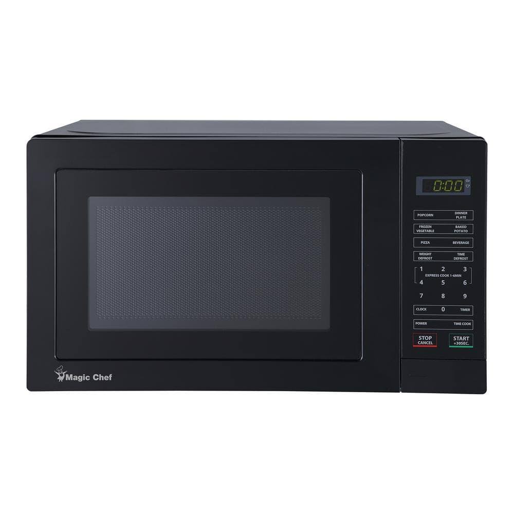 8d1e0d4dc23631bac3f1389b2d2ed92e9b0980eceba57c5e3677200f56947db6.jpg Magic Chef 0.7 Cu. ft. 700-Watt Countertop Microwave in Black - Image 1