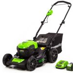 Greenworks 40V 20 in. Cordless Brushless Push Lawn Mower with 4.0 Ah Battery and Quick Charger, 2516302