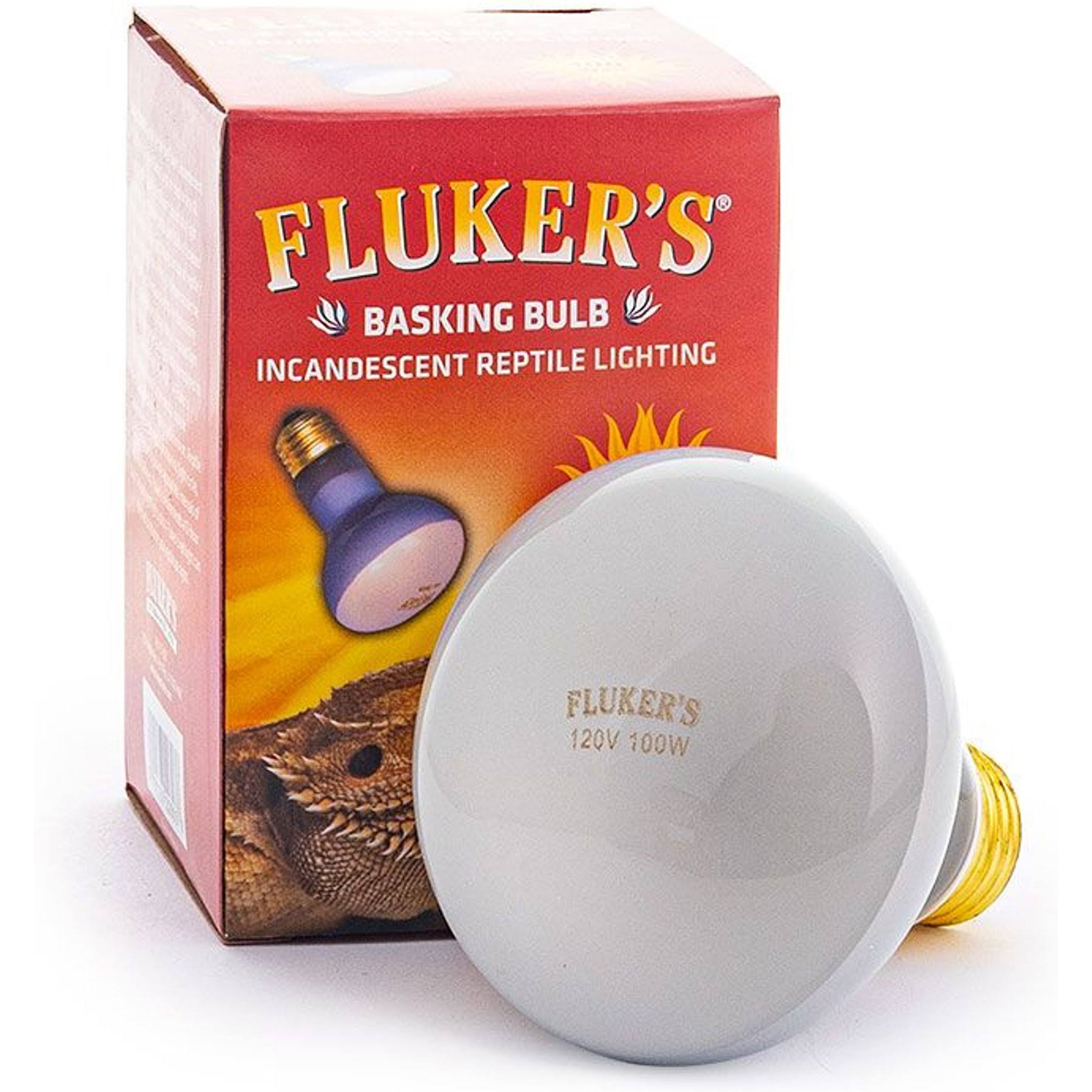 8d4e218e226384bb98468e4903d570df0bdb28242545da7f47823666357b26ce.jpg Flukers Incandescent Basking Bulb (100 Watt) - Image 1
