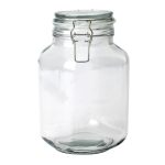 Mainstays Glass Lock Lid Jar, 67 oz