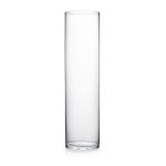 6 Pcs - 6" x 24" Tall Cylinder Glass Vase Clear
