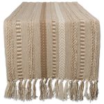 DII Braided Stripe Table Runner - Stone