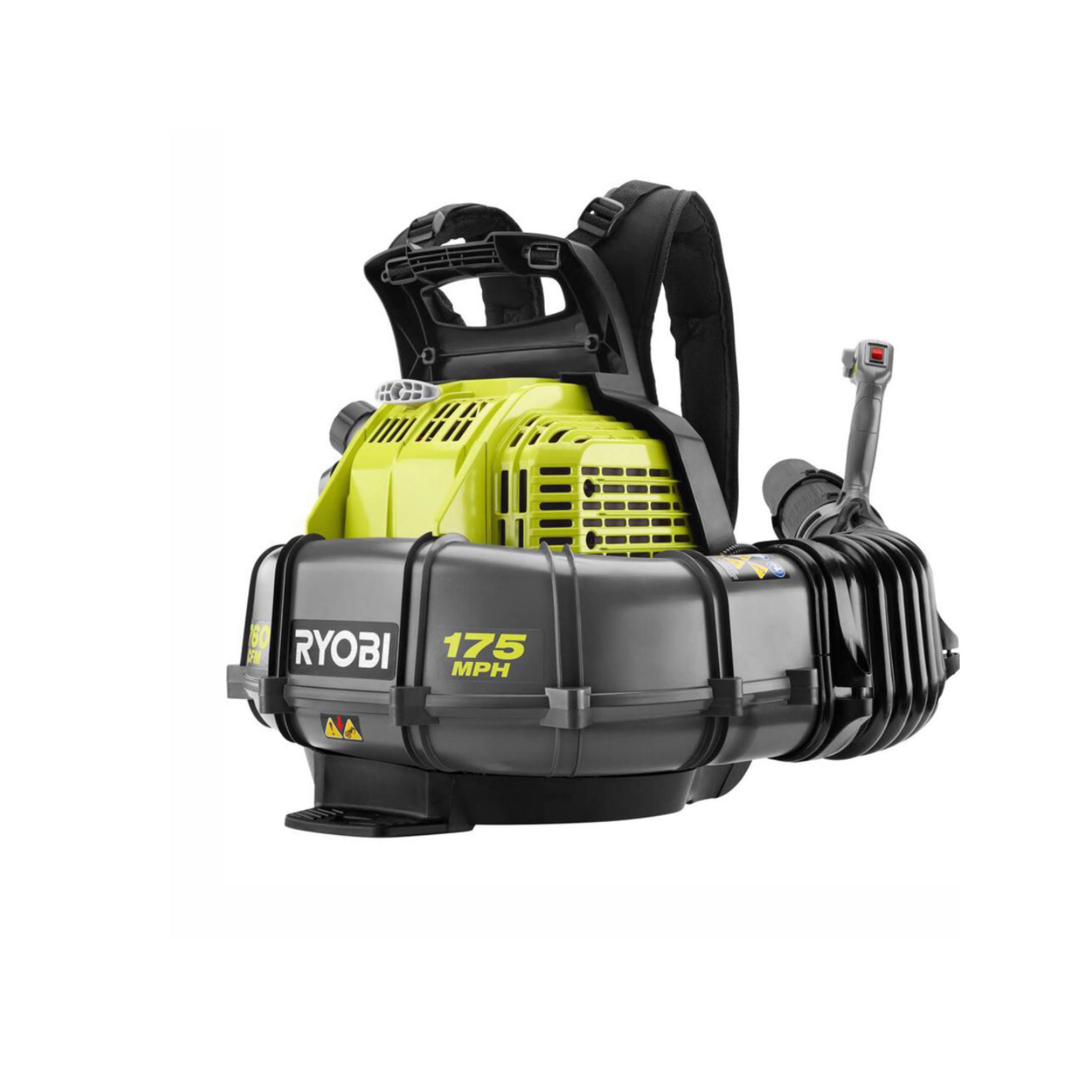 8da957c9a5cc11aecd8b1b8817e3002d5140276c410eb7a972f903e296a39ed0.jpg Ryobi 175 MPH 760 CFM 38cc GAS Backpack Leaf Blower - Image 1