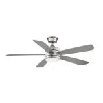 Hampton Bay Averly 52" LED Brushed Nickel Ceiling Fan w/Remote ,